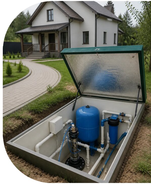 Автономное водоснабжение дома в Туймазы от 152850 р. | АПаруса-Тмз