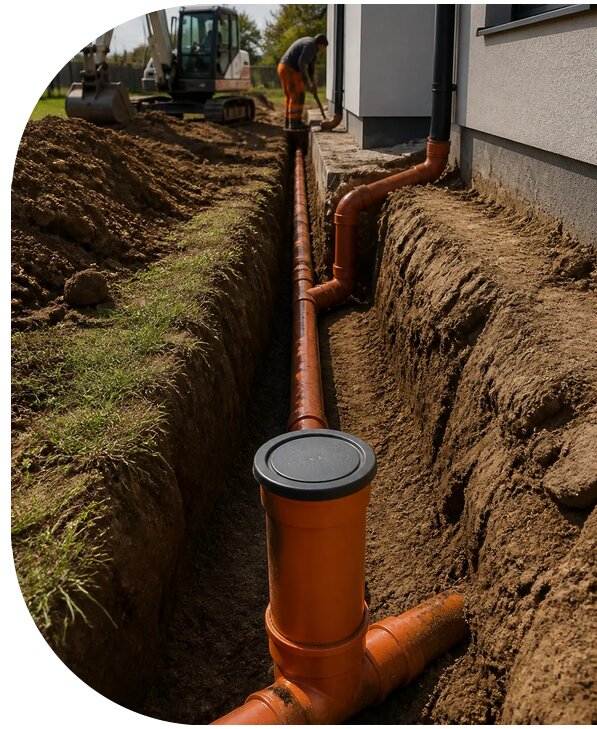 Прокладка канализации в частном доме в Туймазы от 50950 р. | АПаруса-Тмз